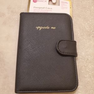 Passport Holder Case Black Upgrade Me...ID and Credit Card Holder.